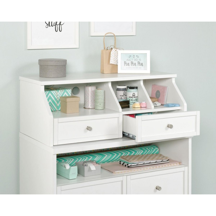 Craft Organiser Hutch White